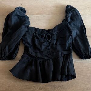 DISSH Elegant Black Women's Top